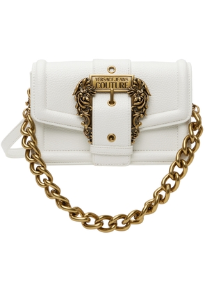 Versace Jeans Couture White Curb Chain Bag
