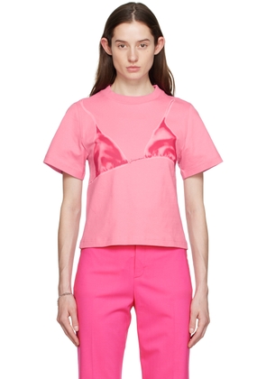 JACQUEMUS Pink 'Le T-Shirt Bikini' T-Shirt