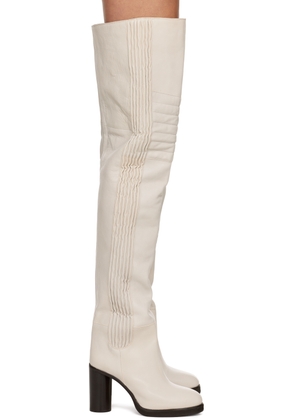 Isabel Marant White Laelle Boots