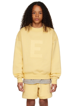 Fear of God ESSENTIALS Kids Yellow 'E' Sweatshirt