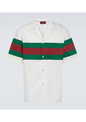 Gucci GG cotton bowling shirt