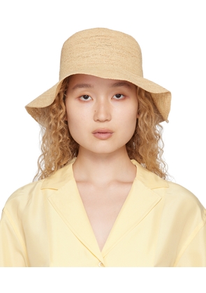 Max Mara Tan Blanc Hat