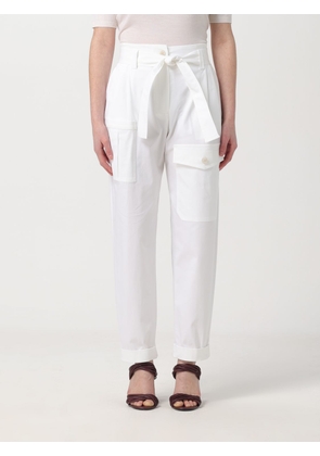 Trousers ELEVENTY Woman colour White