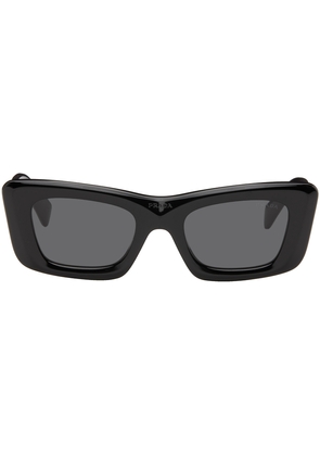Prada Eyewear Black Cat-Eye Sunglasses