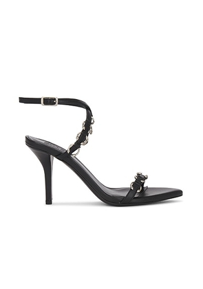 GIA BORGHINI X Miaou Reno Sandal In Black in Black - Black. Size 36 (also in 36.5, 37, 37.5, 38, 38.5, 39.5, 40).