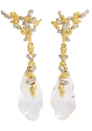 Alexis Bittar Dream Rain Lucite and 14kt Gold-plated Drop Earrings