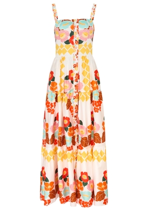 Borgo DE Nor Jimena Floral-print Cotton Maxi Dress - Multicoloured - 12 (UK12 / M)