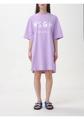 Dress MSGM Woman colour Lilac
