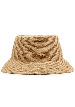 Lack OF Color Inca Raffia Bucket hat - Natural