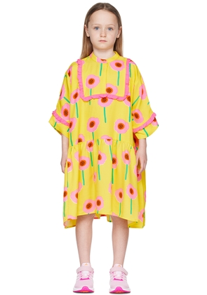 Stella McCartney Kids Yellow Floral Dress