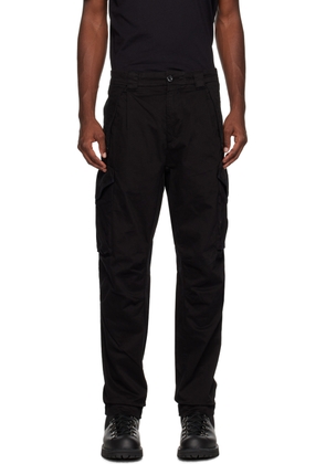 C.P. Company Black Loose-Fit Cargo Pants