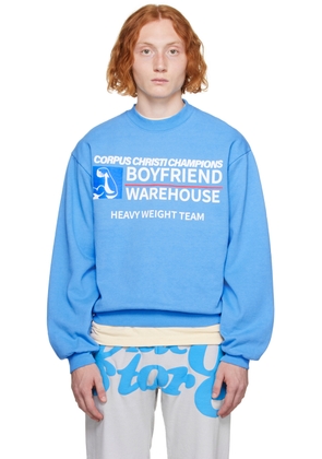 Video Store Apparel Blue 'Heavyweight Team' Sweatshirt