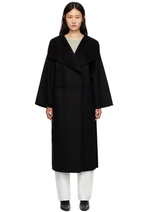 TOTEME Black Shawl Coat