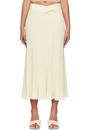 ANNA QUAN Off-White Celeste Midi Skirt