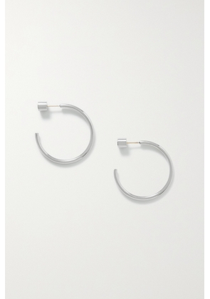 Jennifer Fisher - Mini Thread Silver-plated Hoop Earrings - One size