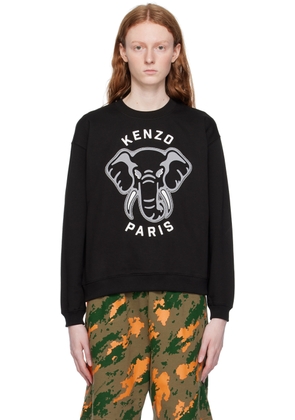 Kenzo Black Kenzo Paris Elephant 'Varsity Jungle' Sweatshirt