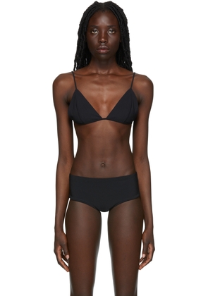 The Row SSENSE Exclusive Black Fotini Bikini Top