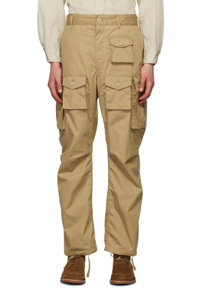Engineered Garments Tan Bellows Pockets Cargo Pants