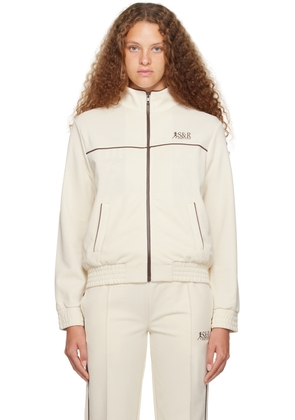 Sporty & Rich SSENSE Exclusive Off-White Track Jacket