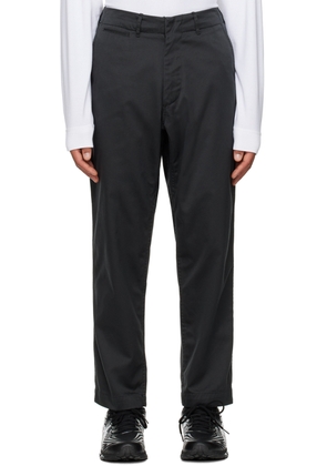 nanamica Gray Wide Trousers
