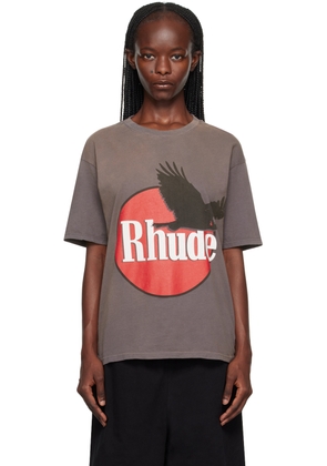 Rhude Gray Eagle T-Shirt