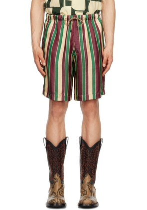 Dries Van Noten Multicolor Striped Shorts
