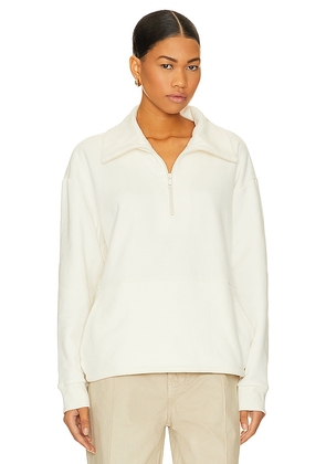 Beyond Yoga Trek Pullover Sweatshirt in Ivory. Size XL.