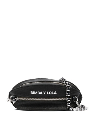 Bimba y Lola small Pelota shoulder bag - Black