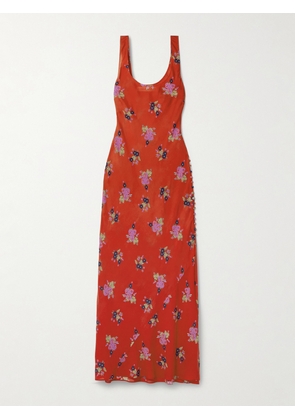 ALIX OF BOHEMIA - Adele Floral-print Tencel™ Lyocell Maxi Dress - Red - x small,small,medium,large