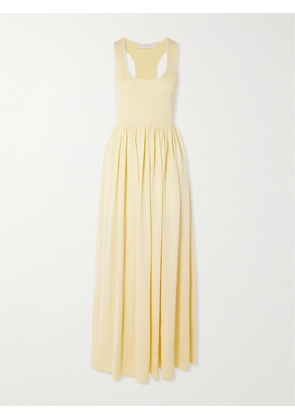 Zimmermann - Harmony Metallic-knit Maxi Dress - Yellow - 00,0,1,2,3,4