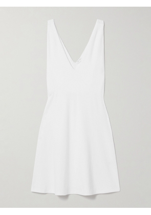 Skin - Polly Pointelle-knit Organic Cotton-jersey Chemise - White - 0,1,2,3,4,5