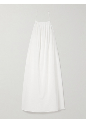 Skin - Briah Organic Cotton-voile Nightdress - White - 0,1,2,3,4,5