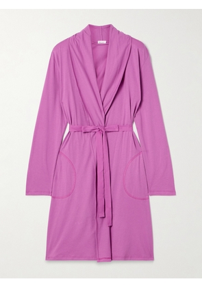 Skin - Coleen Organic Pima Cotton-jersey Robe - Pink - 0,1,2,3,4,5