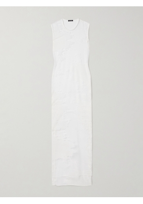 Ann Demeulemeester - Seda Printed Mesh Maxi Dress - White - x small,small,medium,large,x large