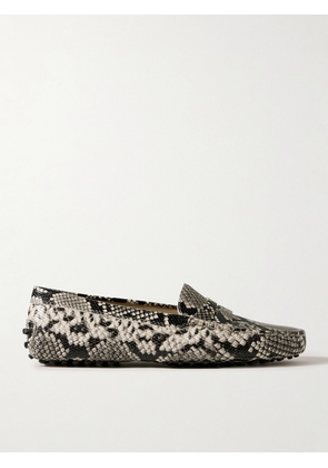 Tod's - Gommino Snake-effect Leather Loafers - Animal print - IT36,IT37,IT37.5,IT38,IT38.5,IT39,IT39.5,IT40,IT41,IT41.5