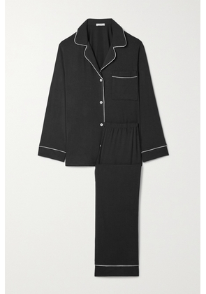 Eberjey - Gisele Stretch-modal Pajama Set - Black - x small,small,medium,large,x large