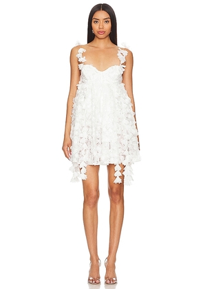 For Love & Lemons Bellatrix Mini Dress in White. Size L, S, XL, XS.