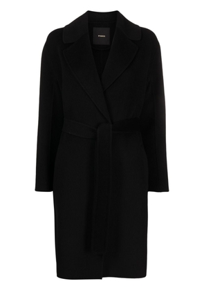PINKO single-breasted wool coat - Black