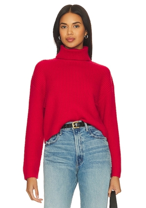 Line & Dot Scarlet Sweater in Red. Size XS.