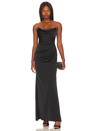 Katie May Taylor Gown in Black. Size M.