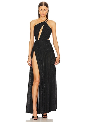 Michael Costello x REVOLVE Fairleigh Gown in Black. Size M, S, XL, XS.