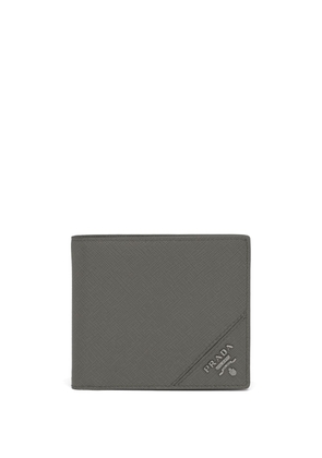 Prada Saffiano folding wallet - Grey