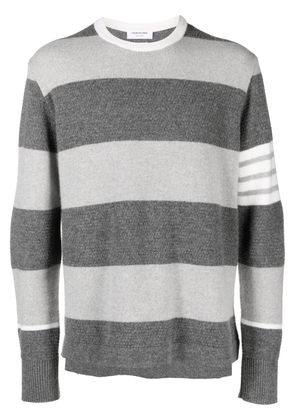 Thom Browne Rugby Jacquard Pullover - Grey
