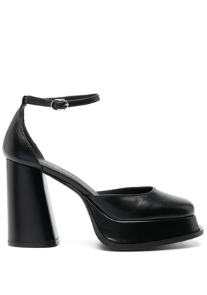 Roberto Festa Nicla 105mm square-toe leather pumps - Black