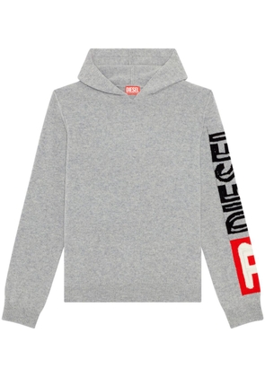 Diesel K-Telendo wool hoodie - Grey