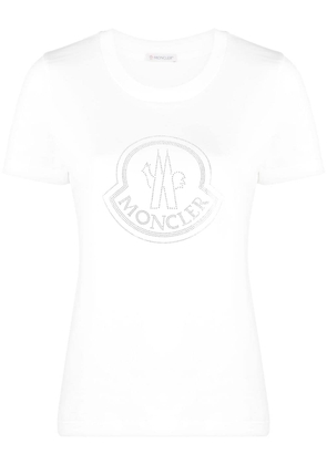 Moncler logo-embellished cotton T-shirt - White