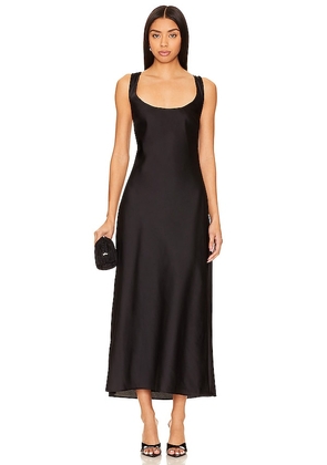 Show Me Your Mumu Serenade Slip Dress in Black. Size L, S, XL, XS.