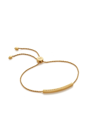 Monica Vinader mini Linear friendship bracelet - Gold