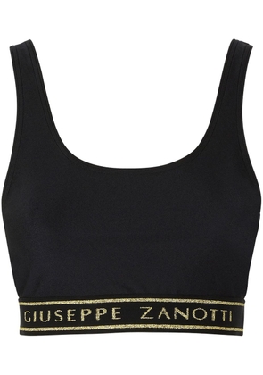 Giuseppe Zanotti logo-underband tank top - Black