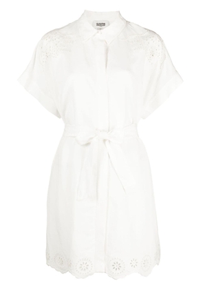 Claudie Pierlot broderie-anglaise linen dress - White